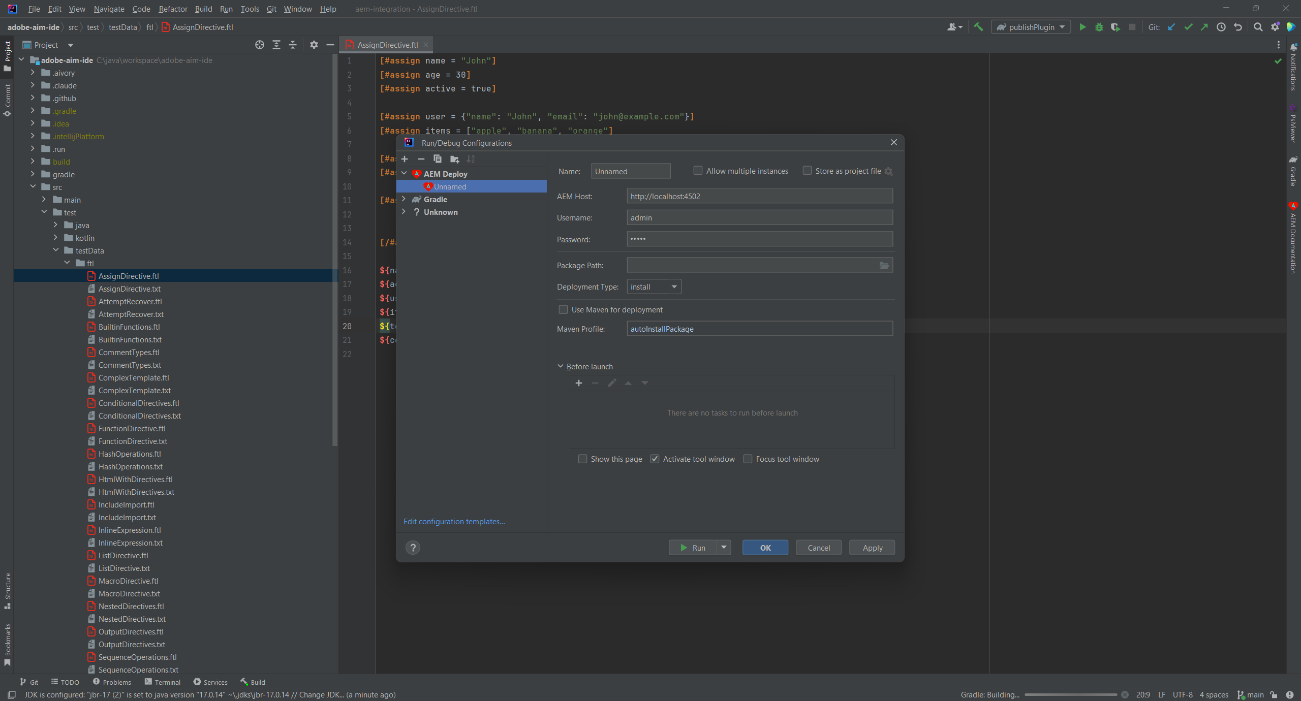 Run and Debug