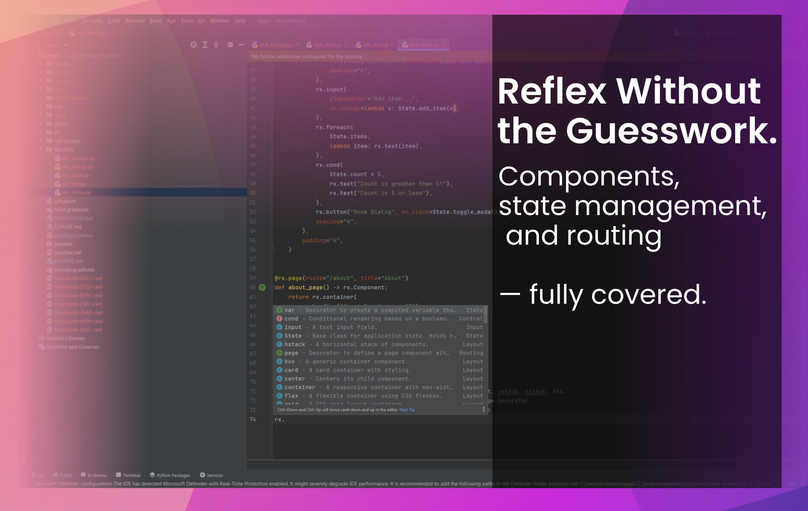 Flet Support