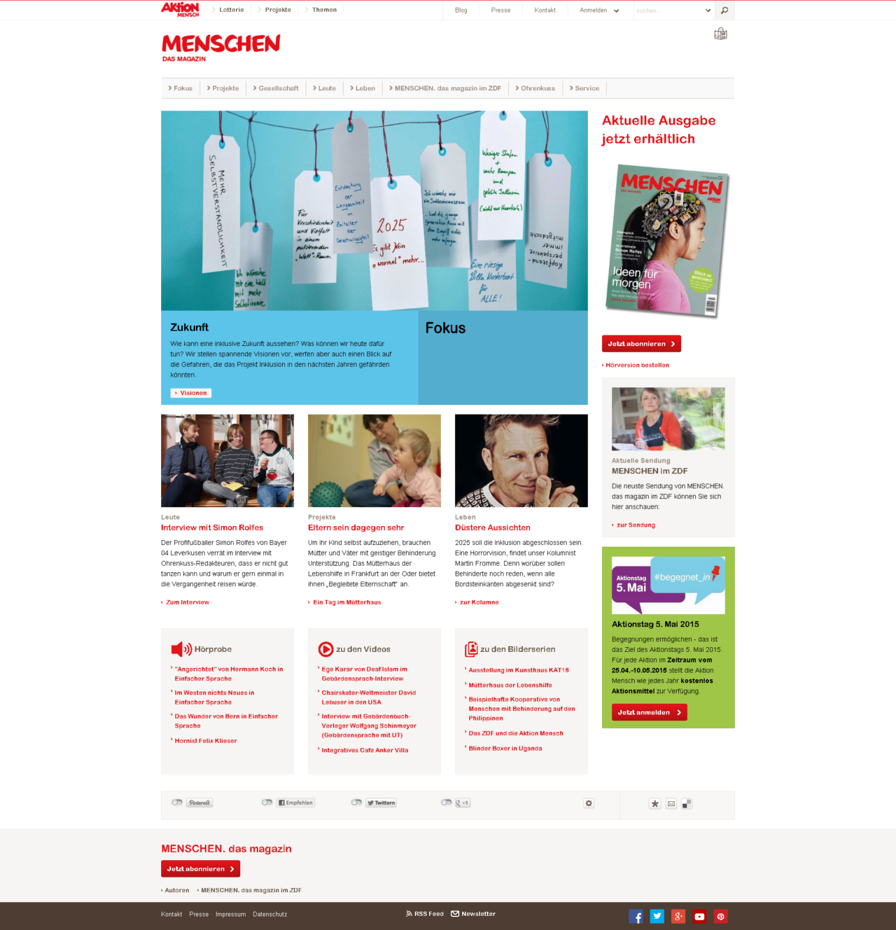 Aktion Mensch Magazin Ilscipio