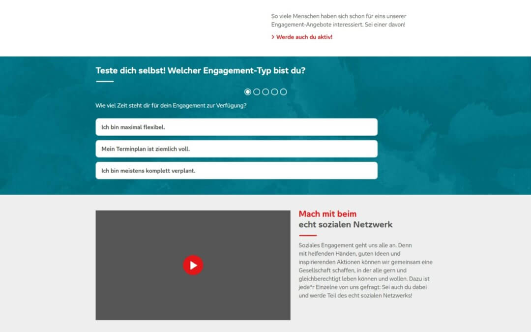 Aktion Mensch – Find your social engagement