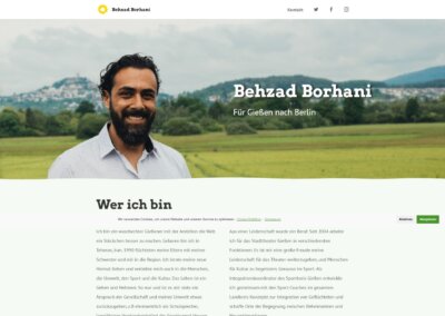 Bündnis 90 / Die Grünen: Direktkandidat Behzad Borhani