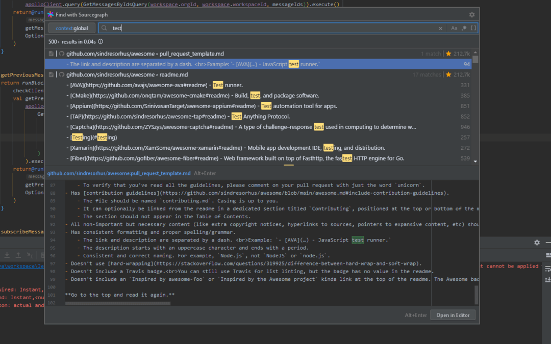 Sourcegraph – Plugin Programmierung